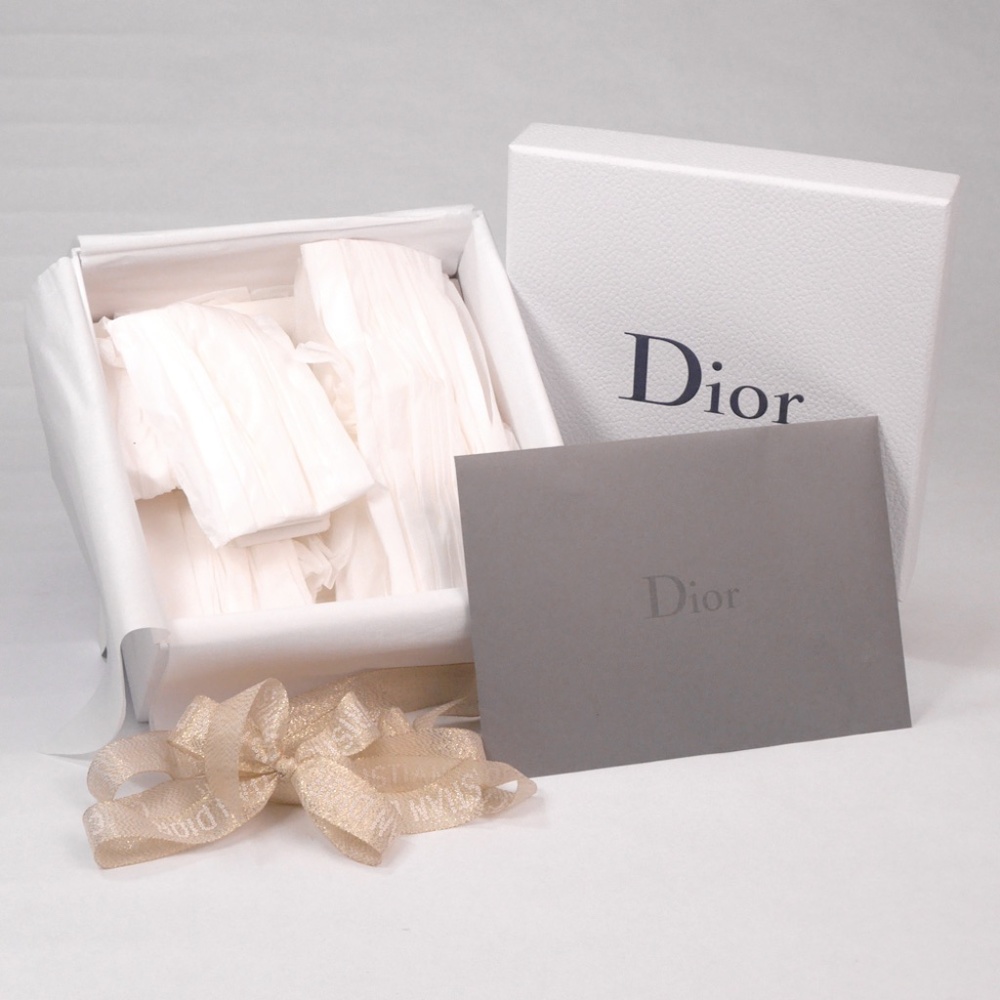 DIOR Keepsake Gift Box with Ribbon Tissue Paper Envelope Medium Square NEW